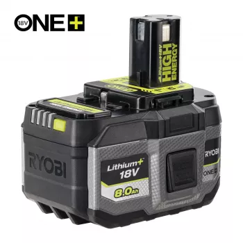 Acumulator litiu-ion RYOBI ONE+ 18V 8,0 Ah HIGH ENERGY RB1880T