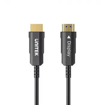 Cablu optic activ UNITEK C11072BK-30M HDMI 2.0 4K 60Hz 30m negru