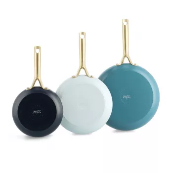 Set de 3 tigăi GreenPan Shades Coastal, 20+24+28 cm