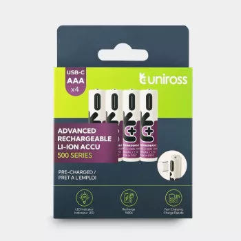 Set acumulatori UNIROSS, 4 buc.
