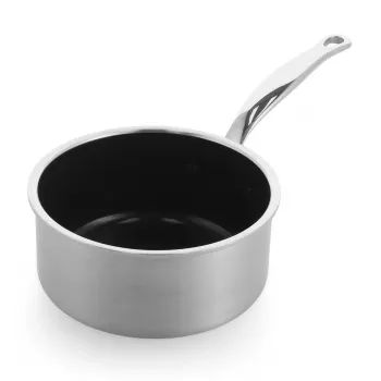 Cratiță GreenPan Premiere cu capac, 16 cm, oțel inoxidabil