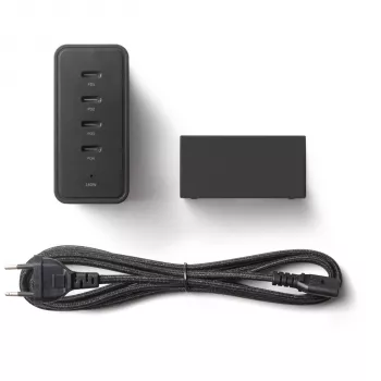 Încărcător rapid de birou Native Union 140W Type-C PD GaN negru