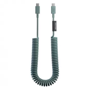 Cablu Native Union Pop Cable USB-C la USB-C 2,4 m 60 W Slate Green