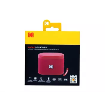 Boxă wireless stivuită KODAK SoundBrix Reverb Red