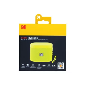 Boxă wireless stivuită Kodak SoundBrix Yellin's Yellow