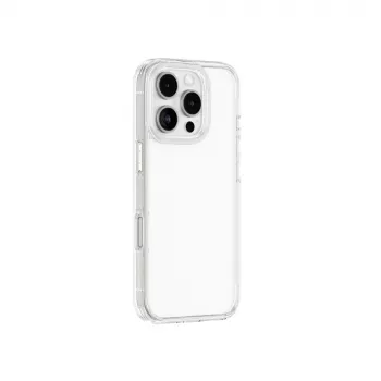 Husă AMAZINGTHING Minimal pentru iPhone 16 Pro - capac spate din silicon transparent