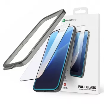 Folie de sticlă călită pentru ecran AMAZINGTHING Radix Full Glass pentru iPhone 16 Pro Max