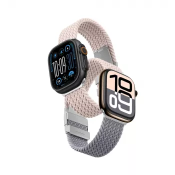 Set de 2 curele de ceas AMAZINGTHING Blend Band pentru Apple Watch 42 mm - Pink-Grey / Pink