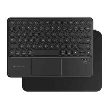 Husă cu tastatură AMAZINGTHING Minimal Case KeyLite Combo pentru iPad Air 11 M2/M3/M4 (2024/2025/2026) - Negru