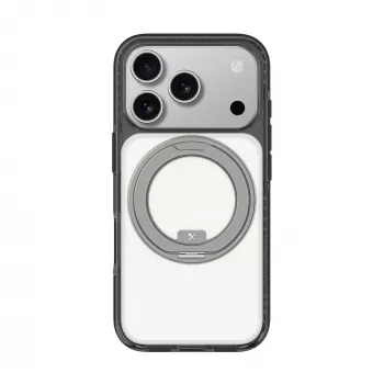 Husă AMAZINGTHING Titan Pro MagSpin pentru iPhone 17 Pro, compatibilă cu MagSafe, gri
