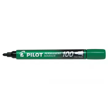 Pilot Pen 100 Marker permanent verde 1,0 mm