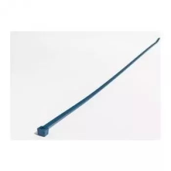 Colier de cablu HellermannTyton T-Series, albastru, lungime 380mm, lățime 4,7mm, pachet de 100