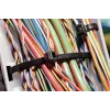 Colier de cablu HellermannTyton T50L - poliamidă - alb - 11 cm - V2 - seria EC 60092 - IEC 62275:2006 - 39 cm