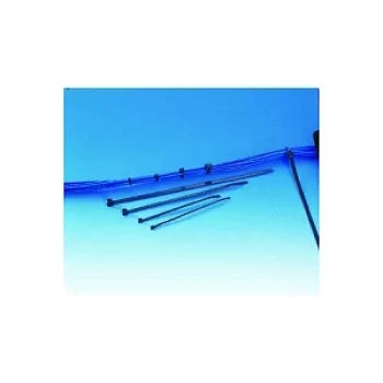 HellermannTyton T120R(E) Cable Tie - Polyamide 6.6 - Black - 387 mm - 7.6 mm - 100 Pieces