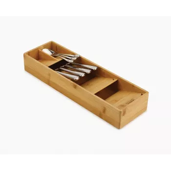 Organizator compact pentru tacâmuri Joseph Joseph DrawerStore Bamboo