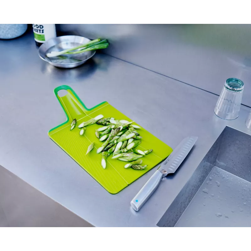 Tocător pliabil Joseph Joseph Chop2Pot Plus, verde