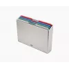 Set de tocătoare Joseph Joseph Folio Steel L, 4 tocătoare, argintiu