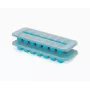 Set Joseph Joseph Flow cu 2 forme de gheață albastre cu umplere ușoară