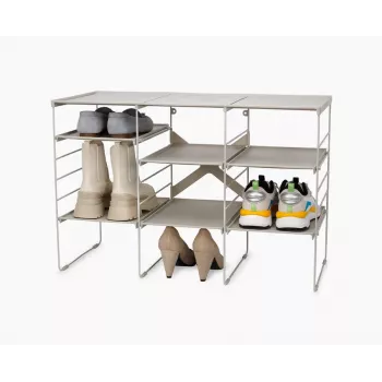 Suport de pantofi reglabil Joseph Joseph Level Plus Large Ecru