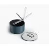 Cratiță Joseph Joseph Space 19 cm cu capac și mâner pliabil, aluminiu, antiaderent ceramic, albastru miez de noapte (45038)