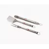 Set BBQ din oțel inoxidabil Joseph Joseph GrillOut din 3 piese: paletă, clește și furculiță