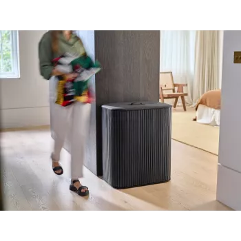 Sortator de rufe Joseph Joseph Tota Twin Luxe 90L negru