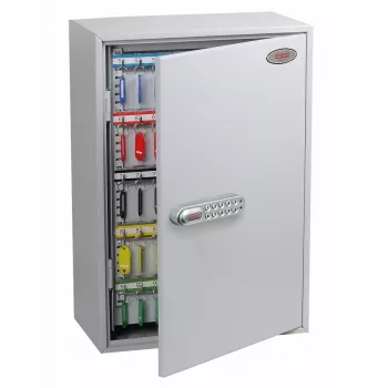 Dulap pentru chei Phoenix Safe KC0605E - gri - 300 cârlige - încuietoare electronică - 380 x 205 x 550 mm