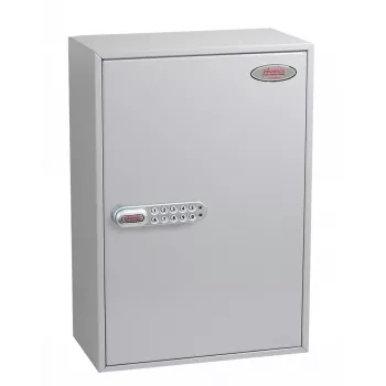 Dulap pentru chei Phoenix Safe KC0605E - gri - 300 cârlige - încuietoare electronică - 380 x 205 x 550 mm