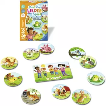 Carte interactivă de cântece Ravensburger tiptoi Mein Lieder-Spiel (germană)
