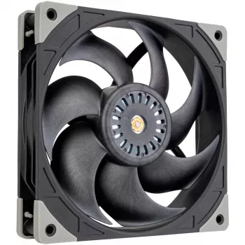 Ventilator carcasă SILVERSTONE TECHNOLOGY SST-FHL140 140mm negru, 4 pini PWM, rulment hidraulic, 0-1500 RPM, 92,5 CFM