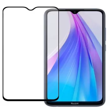 Folie de sticlă securizată Evelatus 2.5D pentru Xiaomi Redmi Note 8T (Full Glue) - ramă neagră