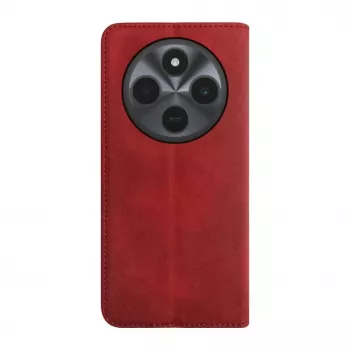 Husă tip carte Evelatus din piele PU pentru Xiaomi Redmi 14C 4G/ 14C 5G/Redmi A4/POCO C75, roșu