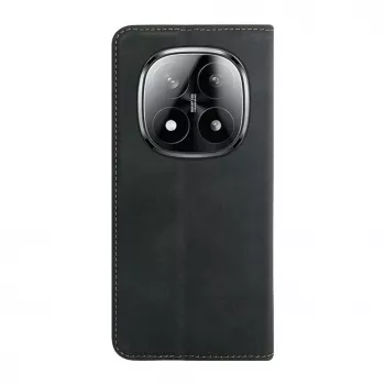 Husă tip carte Evelatus pentru Xiaomi Redmi Note 14 Pro Plus, neagră