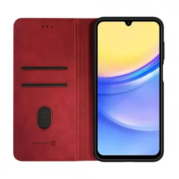 Evelatus Samsung Galaxy A15 husă tip carte Folio roșie