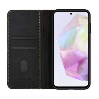 Evelatus Samsung Galaxy A35 husă tip carte Folio neagră