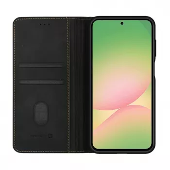 Husă tip carte Evelatus pentru Samsung Galaxy A57, neagră