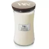 WoodWick White Tea & Jasmine Scented Jar Candle Medium 275g