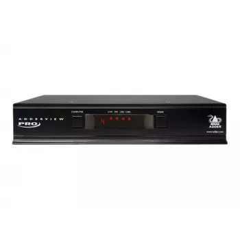 Adder AdderView 4PRO Switch KVM DisplayPort cu audio 4 porturi 1 utilizator desktop