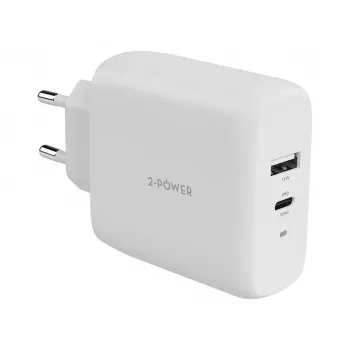 2-POWER Încărcător de perete PD 20W USB-C și 12W USB-A