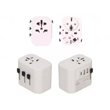 2-Power Sursă de alimentare - 15 Watt - 3 A - 3 conectori de ieșire (2 x USB, 24 pin USB-C)