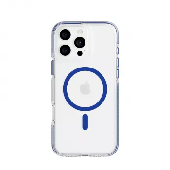 Tech21 EvoCrystal MagSafe Husă pentru iPhone 16 Pro Max Albastru translucid