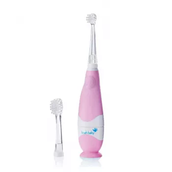 BRUSH-BABY Baby Sonic Periuță de dinți sonică 0-3 ani Roz