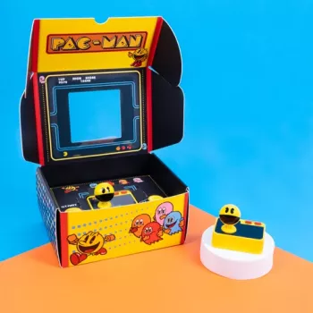 Consolă retro arcade Pac-Man plug-and-play cu gamepad wireless FIZZ CREATIONS