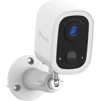 Cameră wireless de exterior Toucan S4 - 1080p Full HD, IP54, Baterie reîncărcabilă, Audio bidirecțional, Vedere nocturnă, Compatibilă Smart Home