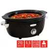 Slow cooker FRITEL Family 5,5 litri 210W negru/crom