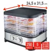 Deshidrator de alimente FRITEL Family 250W argintiu/gri