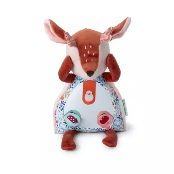 Jucărie de activitate cu oglindă Peek-a-boo Stella the Fawn Lilliputiens, 6 luni+