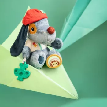 Jucărie de pluș de activitate Jules the Dog Lilliputiens, 9 luni+