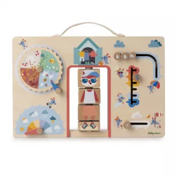 Panou de activitate pentru îmbrăcat Alice the Fox pentru orice vreme Lilliputiens 83556