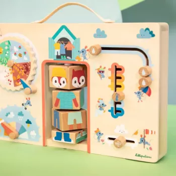 Panou de activitate pentru îmbrăcat Alice the Fox pentru orice vreme Lilliputiens 83556